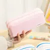 Producto Popular Transfronterizo, A Prueba de Polvo, Duradero, Compartimentos Múltiples, Gran Capacidad, Estuche Escolar para Estudiantes, Bolsa Portátil Multifuncional para Guardar Papelería