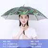 Sombrilla para proteger del sol al recolectar té, montada en la cabeza, protección UV, a prueba de lluvia, para la cabeza de pescador, sombrero de cubo solar, sombrero de sombrilla