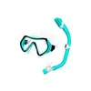 Conjunto de equipamento de snorkel transfronteiriço de duas peças para crianças, meninos e meninas, máscara de snorkel para natação, óculos de mergulho, conjunto de snorkel totalmente seco