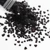 2g saco tamanho misto amor forma nail art lantejoulas grande vermelho preto coração forma Dia dos Namorados nail art joias