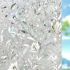 Película Electrostática de Vidrio Colorida Láser 3D Arcoíris Efecto de Luz Deslumbrante Pegamento Libre Pegatina para Ventana Venta al por Mayor de Fábrica