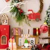 Haobei Suprimentos para Decoração de Natal Trenó de Natal Pingente de Madeira Pingente Criativo de Velho de Madeira Pingente de Anão