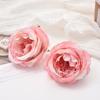 Simulación Rosa diy Hanfu Flor de Seda Tocado Horquilla de Flor Antigua Boda Hibisco Rosa Decoración de Pared