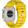 Adecuado para Correa Apple iWatch Correa de Silicona Deportiva de un Solo Color Correa de Reloj con Hebilla Cuadrada para Applewatch Ultra