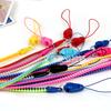 No. 5 collar de cremallera bicolor joyería para estudiantes tarjetero cordón llavero para niños ventas directas de fábrica