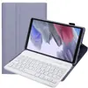 Adecuado para Teclado Retroiluminado para Tableta Samsung A9+ Funda Protectora para S9Fe Plus Bandeja para Lápiz P610 Funda de Cuero de Silicona para A7Lite