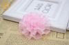 Gasa de Nieve de una Sola Capa Gruesa con Borde Grueso, 7 cm de Alto, Personalizada, DIY, con Pequeñas Flores Hechas a Mano, Accesorios para el Cabello de Niños, Flor para Ropa de Niños, Broche