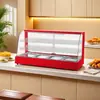 Gabinete de Aislamiento para Exhibición Comercial Calefacción Temperatura Constante Gabinete para Alimentos Cocidos Tienda de Tartas de Huevo Pollo Frito Hamburguesas Gabinete de Aislamiento para Desayuno Gabinete de Exhibición de Castañas