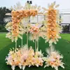 Flores Grandes de Chão para Casamento Flores de Seda Flores Decorativas Flores para Palco T Corredor Flores Penduradas Flores de Casamento Fundo de Flores