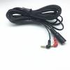 Conector Hembra DC5521 a Cabezal Banana Dorado 2.0 con Cable de Batería Positivo y Negativo Cable de Carga Cable de Alimentación CC