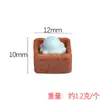 YQT mini helado de tostada diy resina comida juego accesorios miniatura casa de muñecas hecha a mano creativa escena adornos de escritorio