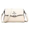 Bolso de Piel Suave Auténtica Nuevo para Mujer 2026, Estilo Moda Coreana, Bolso de Hombro y Cruzado de Gran Capacidad para Madres de Mediana Edad, Exportación