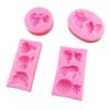 Molde de Silicona Serie de Frutas Artificiales Decoración DIY Yeso Chocolate Fondant Pastel Grado Alimenticio