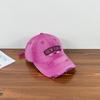 Gorra de Béisbol Japonesa de Moda para Hombre, Suave con Agujeros Lavados, Bordada con Letras, Protección Solar para Primavera y Verano, Gorra para Mujer Nueva