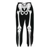 Pantalones Casuales Rectos Sueltos con Estampado Digital 3D de Calavera con Llamas y Esqueleto para Hombres y Mujeres, Pantalones de Chándal Chrome Hearts