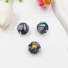 Colgante de cuenta redonda cubierta de tela, colgante de bola de felpa, colgante de bola de pelo con agujero para colgar, arete, accesorio para el cabello, accesorio para la ropa y piezas de accesorios