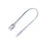 Conector de Tira de Luz Cob 5mm 8mm 10mm Recto de Paso Único Cabeza Simple Cabeza Doble con Cable Soldadura sin Estañar Cristal Conector de Tira de Luz 2835