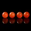 Cuentas Redondas de Ágata Roja del Sur, Cuentas Redondas Rojas Brillantes, Material de Cuentas para Pulsera Collar, Accesorios para Joyería al por Mayor