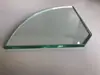 Tripé, Plataforma Ventilador Fosco em Forma de Leque para Banheiro Vidro Temperado Antiderrapante Display Jateado Translúcido Transmissor de Luz Privacidade
