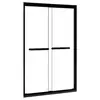 Fabricante Personalizado Linear Simples Box de Banho Divisória de Banheiro Tipo Porta de Correr Aço Inoxidável Box de Banho Separação Seca e Úmida