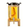 Contenedor de sellado para botella de vino de espuma, Licor de ciruela verde, Tarro de vino medicinal, Olla de vino con grifo, Botella de vidrio para almacenamiento y almacenamiento de vino
