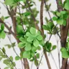 Planta Artificial Grande Nórdica de Interior Árbol Campanilla Japonesa Árbol Falso Planta en Maceta Decoración para Ventana de Casa de Huéspedes Planta Verde Falsa