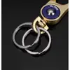 Novo chaveiro de carro para homens e mulheres, chaveiro de pendurar na cintura, chaveiro de metal com anel duplo, pingente, presente para casais