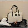 Nova Bolsa Satchel Blaide Bolsa Bowling Boston Feminina 2025 Transfronteiriça High-End Cor Contrastante Ombro Único Transversal