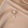 Broche novo estilo feminino senso de alta qualidade nicho broche atacado pino de alta qualidade temperamento fixo roupas terno joia pérola