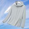 Ropa de Protección Solar para Hombre Verano Seda de Hielo 2025 Nueva Chaqueta Abrigo para Hombre de Exterior Pesca Delgado Transpirable Ropa de Protección Solar
