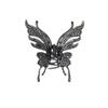 Pinza Mariposa Metálica Líquida Viento Frío Sentido Avanzado Pinza de Tiburón para Cabello Pinza para Cabello Dulce Cool Tocado para Mujer