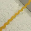 Em estoque Cor Sólida 5mm Onda Forma S Borda Curva com Fita de Renda Acessórios de Casamento Cortina Chapéu Roupa Infantil Acessórios de Roupa