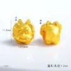 Acessórios de pulseira DIY de ouro do zodíaco material DIY tecido contas contas soltas com furo passante pulseiras atacado mulheres