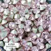 Accesorios para Uñas de Diamante con Forma Especial de Corazón Torcido con Punta Rosa para Uñas de Celebridad de Internet, Súper Brillantes