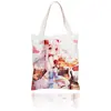 Bolsa Tote de Lona, Bolsa de Compras de Lona, Bolsa Tote de Lona da Moda para Homens e Mulheres, Bolsa Tote para Estudo