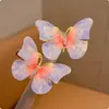 Lindo pasador de pelo de mariposa 3D para niños, accesorio para el pelo de estilo antiguo, adorable pasador de lazo para niñas