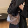 Bolsas de Mujer Transfronterizas 2026 Nueva Versátil Bolso de Axila Cuero de Cera de Abeja Tendencia Alta Calidad Textura Bolso de Hombro Bolso Cruzado