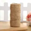 Corda de Cânhamo Colorida de Cor Sólida 2mm*100M para Artesanato DIY Feito à Mão Material de Tecelagem Embalagem de Caixa de Presente Corda para Etiqueta de Roupa