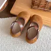 Zapatos Mary Jane para Niñas Birkenstock Retro de Corte Bajo con una Sola Tira 2026 Otoño Nuevos Zapatos Franceses para Conducir Zapatos Planos de Cuero