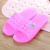 Pantuflas casuales de verano para mujer, pantuflas de interior, pantuflas de baño de punta abierta con cristales, pantuflas con base suave, resistentes al olor y al desgaste