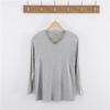 Camiseta para Hombre, Manga Larga de Modal Otoñal, Tallas Grandes, Nueva Ropa Casual Deportiva para Casa de Verano y Otoño, Adecuada para Usar como Prenda Exterior y en Capas, Cálida