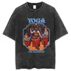 2025 Nuevo Modelo Comercio Exterior Marca Independiente Holgada y Cómoda Retro Y2K Anime Unisex Camiseta Lavada Adulto Camiseta Corta