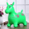 Caballo de gimnasia musical de pelo liso de fábrica con taburete de sonido, venta al por mayor, entrega directa, juguetes inflables para niños