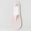 Calcetines invisibles finos de verano para mujer con corte bajo, base de algodón, sin talón, calcetines de verano para tacones altos, calcetines ultra finos antideslizantes para mujer