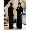 Traje Falso de Dos Piezas de Manga Corta para Hombre, Nuevo Estilo Primavera y Verano Estilo Old Money Conjunto de Dos Piezas de Camisa y Pantalones para Hombre