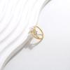 Anillo Cerrado Estrella de Cinco Puntas Zircón Perla Anillo Elegante Anillo Niche para Mujer Lujo Accesible de Alta Gama Moda Anillo para Dedo Índice Moda