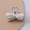 Pinza Pequeña de Metal con Forma de Tiburón con Lazo para el Cabello Semi-Recogido, Pinza Versátil y Elegante para la Parte Trasera de la Cabeza, Pinza para el Cabello