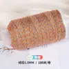 Yunxin Hilo de Algodón Retorcido a Mano Estilo Xizang 1.5mm Hilo Teñido en Degradado Cielo Estrellado para Pulseras Tejidas a Mano DIY Cuerda para Manualidades Cuerda para Tejer Cuerda de Mano