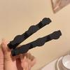Pinza de Agarre para Cabello de Princesa Doble Capa Helada Tejedor Pinza para el Cabello Artefacto Flequillo Pinza Rota para el Cabello Pinza Lateral Delantera Femenina Adorno para la Cabeza