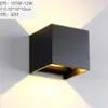 Fábrica de origen transfronteriza en suministro en stock Lámpara de pared LED de aluminio fundido a presión, lámpara de pared para exteriores lámpara de jardín